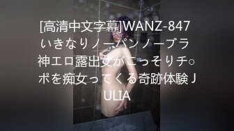 [高清中文字幕]WANZ-847 いきなりノーパンノーブラ 神エロ露出女がこっそりチ○ポを痴女ってくる奇跡体験 JULIA