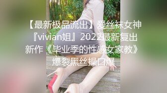 【最新极品流出】爱丝袜女神『vivian姐』2022最新复出新作《毕业季的性感女家教》爆裂黑丝操口爆